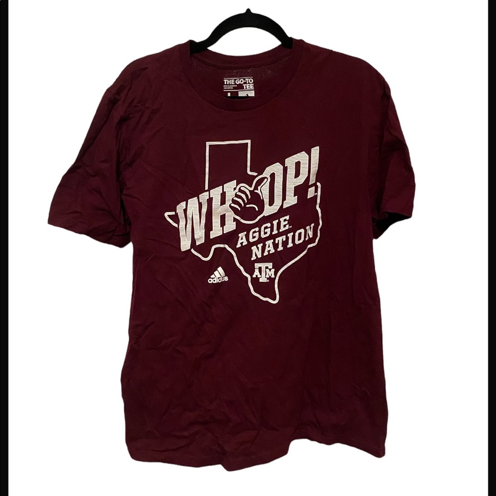Adidas Texas A&M aggies t shirt